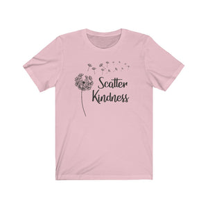 Scatter Kindness Dandelion Unisex Jersey Short Sleeve Tee - Lili White Creations 