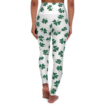 Load image into Gallery viewer, Shamrock High Waisted Yoga Leggings - Lili White Creations 