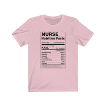 Load image into Gallery viewer, Nurse Nutritions Label Unisex Jersey Short Sleeve Tee - Lili White Creations 