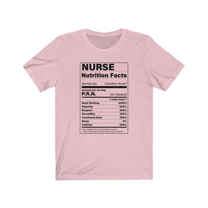 Nurse Nutritions Label Unisex Jersey Short Sleeve Tee - Lili White Creations 