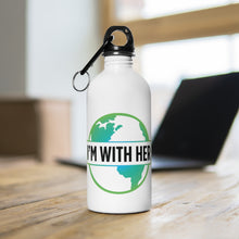 Load image into Gallery viewer, Im With Her Earth Stainless Steel Water Bottle - Lili White Creations 