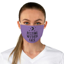 Load image into Gallery viewer, Resting Witch Face Fabric Face Mask