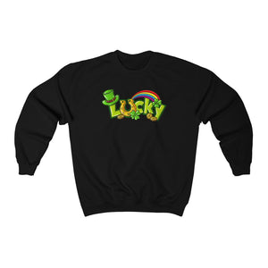 Lucky St, Patrick's Day Unisex Heavy Blend™ Crewneck Sweatshirt - Lili White Creations 