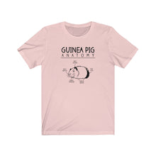 Load image into Gallery viewer, Guinea Pig Anatomy Funny Unisex Jersey Short Sleeve Tee - Lili White Creations 