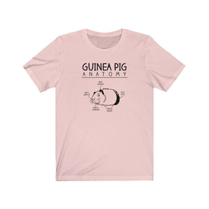 Guinea Pig Anatomy Funny Unisex Jersey Short Sleeve Tee - Lili White Creations 