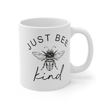 Load image into Gallery viewer, Just BEE Kind Mug 11oz - Lili White Creations 