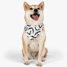 Load image into Gallery viewer, Black Bats Pet Bandana Collar - Lili White Creations 