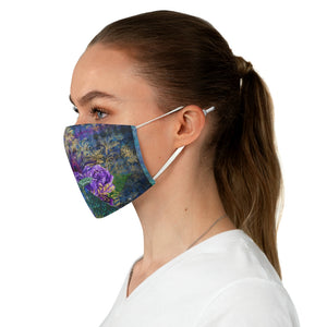 Peacock Fabric Face Mask - Lili White Creations 