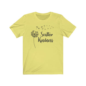 Scatter Kindness Dandelion Unisex Jersey Short Sleeve Tee - Lili White Creations 