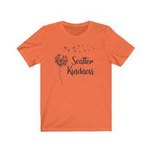 Load image into Gallery viewer, Scatter Kindness Dandelion Unisex Jersey Short Sleeve Tee - Lili White Creations 