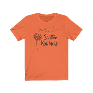 Scatter Kindness Dandelion Unisex Jersey Short Sleeve Tee - Lili White Creations 