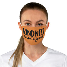 Load image into Gallery viewer, Kindness is Contagious Fabric Face Mask - Lili White Creations 