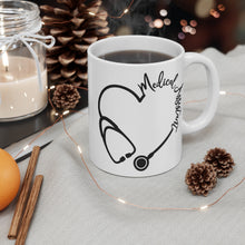 Load image into Gallery viewer, Medical Assistant Stethoscope Mug 11oz - Lili White Creations 