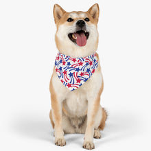 Load image into Gallery viewer, Fourth of July Stars Pet Bandana Collar - Lili White Creations 