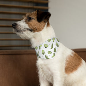 Avocado Print Pet Bandana Collar - Lili White Creations 