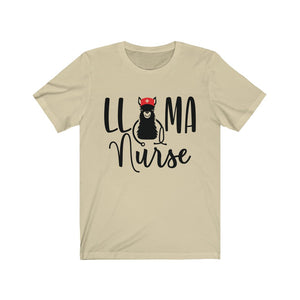 Llama Nurse Unisex Jersey Short Sleeve Tee - Lili White Creations 