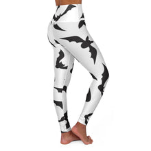 Load image into Gallery viewer, Black Bats High Waisted Yoga Leggings - Lili White Creations 