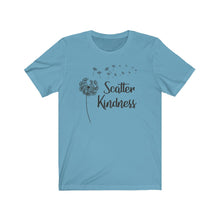 Load image into Gallery viewer, Scatter Kindness Dandelion Unisex Jersey Short Sleeve Tee - Lili White Creations 