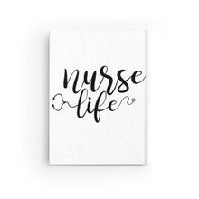 Load image into Gallery viewer, Nurses Cap/ Nurse Life Double Sided Journal - Ruled Line - Lili White Creations 