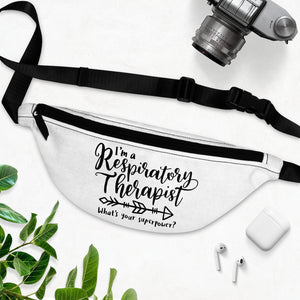 I'm a Respiratory Therapist Whats You're Superpower? Fanny Pack - Lili White Creations 