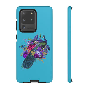 Peacock Floral Case Mate Tough Phone Cases - Lili White Creations 