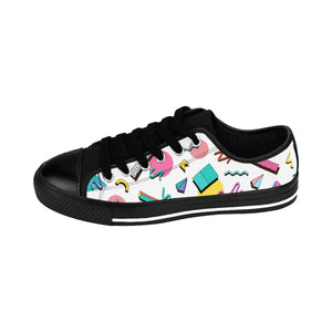 90s Print Men's Sneakers - Lili White Creations 