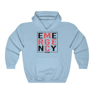 Emergency Nurse Unisex Heavy Blend Hooded Sweatshirt - Lili White Creations 