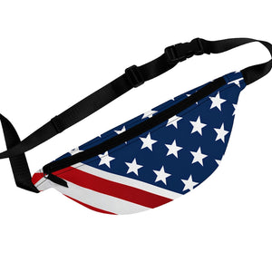 American Flag Fanny Pack - Lili White Creations 