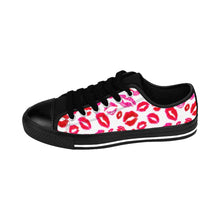 Load image into Gallery viewer, Lips Valentine&#39;s Day Women&#39;s Sneakers - Lili White Creations 