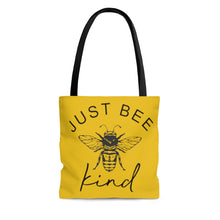 Load image into Gallery viewer, Just BEE Kind Tote Bag - Lili White Creations 