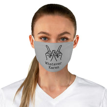 Load image into Gallery viewer, Whatever Karen Fabric Face Mask - Lili White Creations 