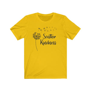 Scatter Kindness Dandelion Unisex Jersey Short Sleeve Tee - Lili White Creations 