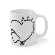 Load image into Gallery viewer, Medical Assistant Stethoscope Mug 11oz - Lili White Creations 