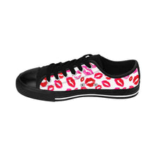 Load image into Gallery viewer, Lips Valentine&#39;s Day Women&#39;s Sneakers - Lili White Creations 