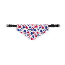 Load image into Gallery viewer, Fourth of July Stars Pet Bandana Collar - Lili White Creations 