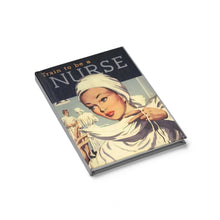 Load image into Gallery viewer, Vintage Nurse Advertisement Journal - Ruled Line - Lili White Creations 