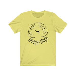 Hedge- Hugs Hedgehog Unisex Jersey Short Sleeve Tee - Lili White Creations 