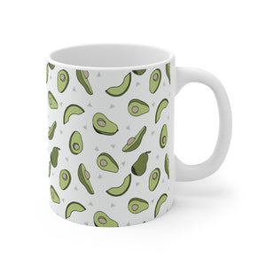 Avocado Print Mug 11oz - Lili White Creations 