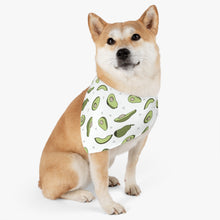 Load image into Gallery viewer, Avocado Print Pet Bandana Collar - Lili White Creations 