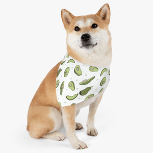 Avocado Print Pet Bandana Collar - Lili White Creations 