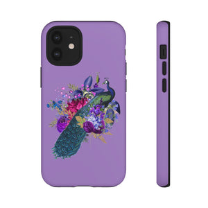 Peacock Floral Case Mate Tough Phone Cases - Lili White Creations 