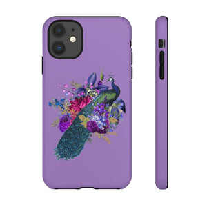 Peacock Floral Case Mate Tough Phone Cases - Lili White Creations 