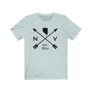 Nevada State Arrows Est. 1864 Unisex Heavy Cotton Tee - Lili White Creations 