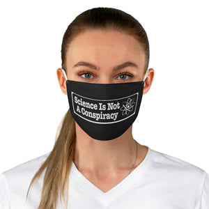 Science is Not a Conspiracy Fabric Face Mask - Lili White Creations 