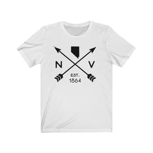 Load image into Gallery viewer, Nevada State Arrows Est. 1864 Unisex Heavy Cotton Tee - Lili White Creations 