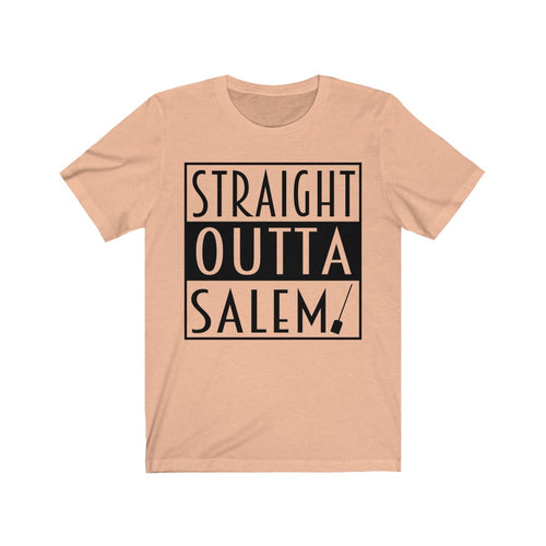 Straight Outta Salem Unisex Jersey Short Sleeve Tee - Lili White Creations 