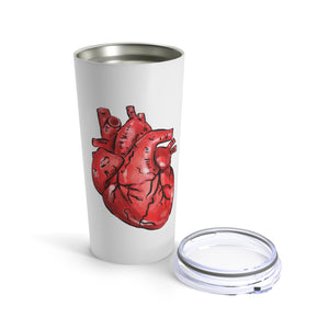 Anatomical Heart Tumbler 20oz - Lili White Creations 