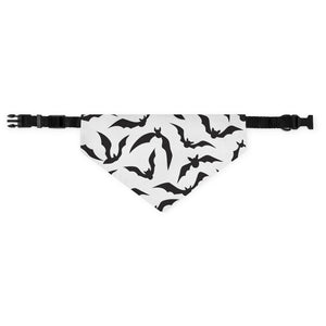 Black Bats Pet Bandana Collar - Lili White Creations 