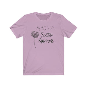 Scatter Kindness Dandelion Unisex Jersey Short Sleeve Tee - Lili White Creations 