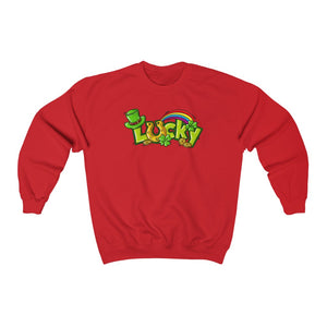 Lucky St, Patrick's Day Unisex Heavy Blend™ Crewneck Sweatshirt - Lili White Creations 